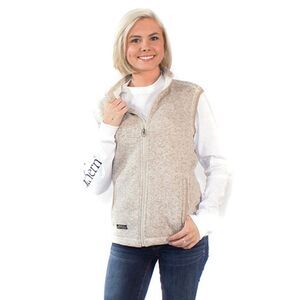 Simply Southern Pebble Knit Vest, Large. Preppy